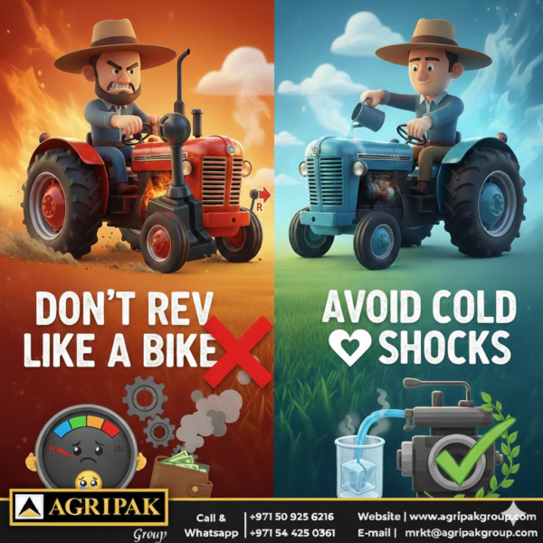 Tractor Engine Care Guide: Avoid High-RPM Revving and Cold Water Damage ...