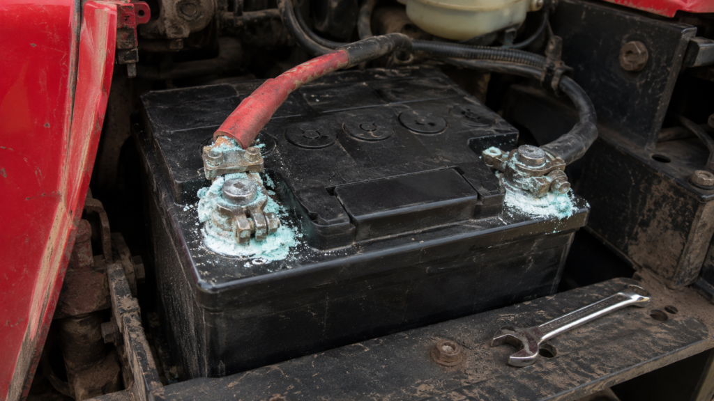 Corrosion on Battery Terminals