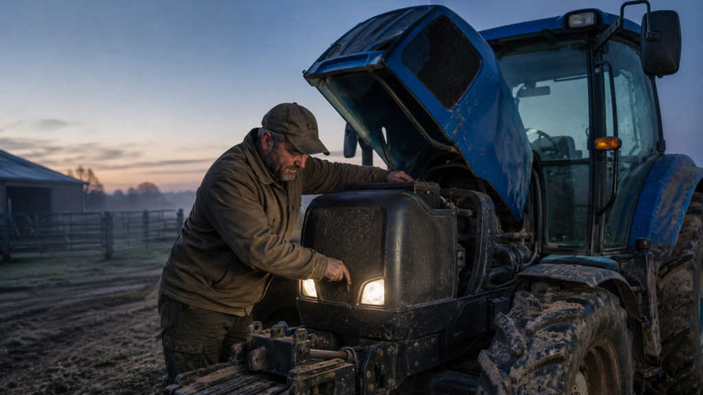Tractor Parked for Long Time